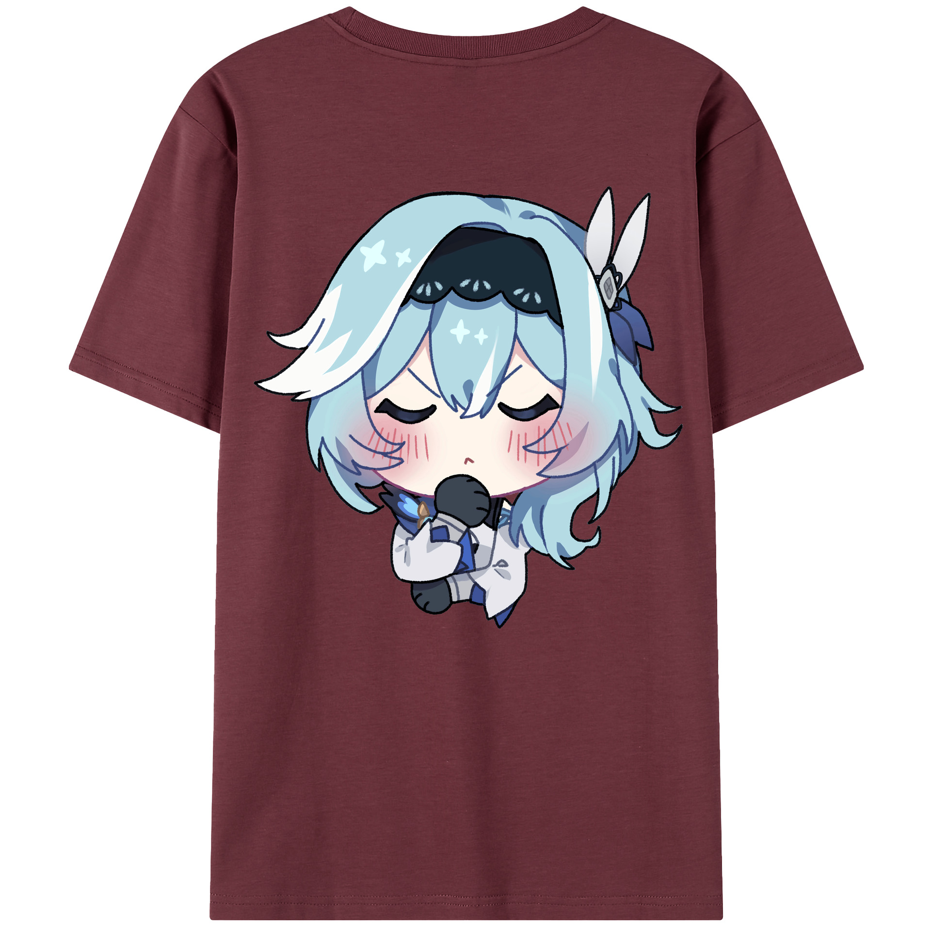 げんし神 优菈 ゆうら genshin Yūra 綿100％半袖Tシャツ（背面プリント）